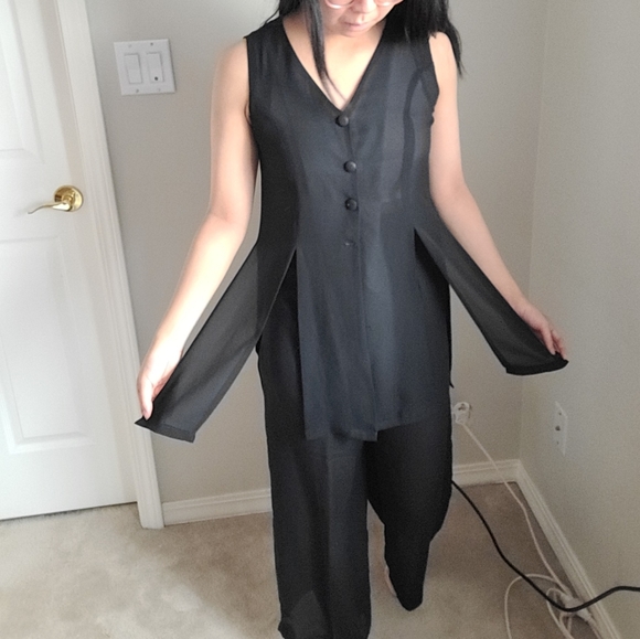 Vintage black two piece set - Picture 14 of 16